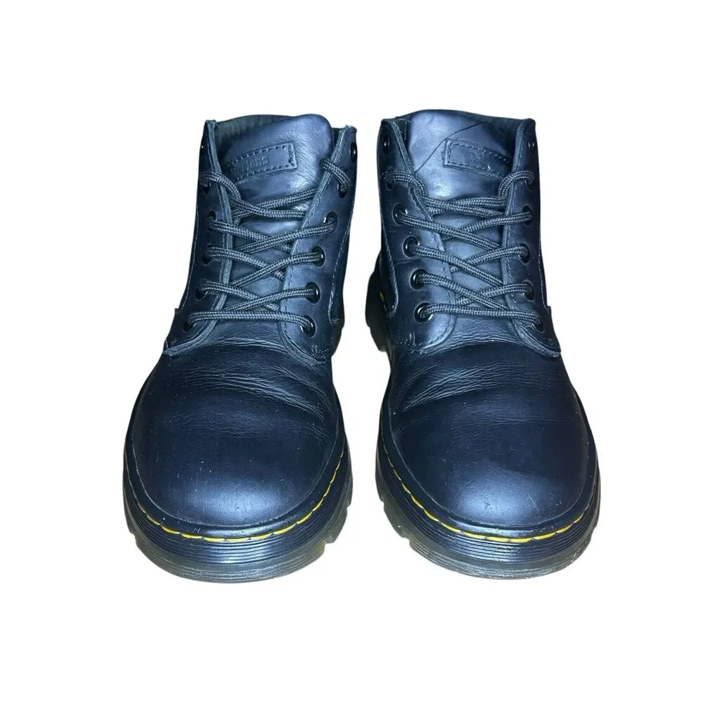 Dr Martens Bonny Unisex Black Leather Casual Boots US 7